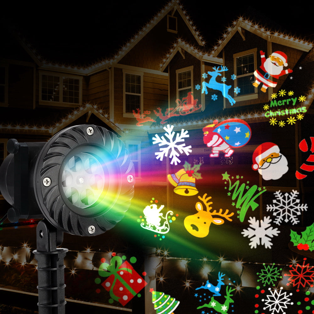 Jingle Jollys Christmas Laser Light Projector Outdoor Decoration