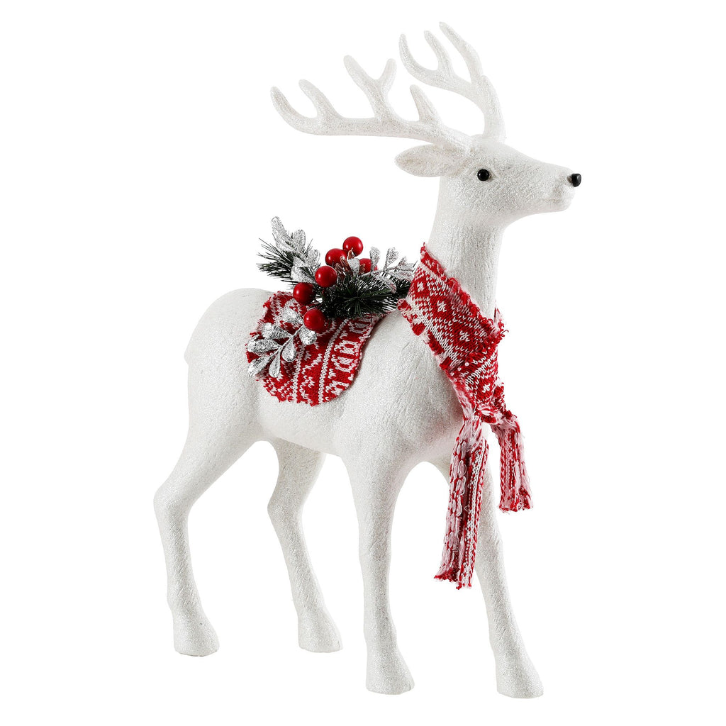 Jingle Jollys Christmas Reindeer 45cm Glitter Deer Ornaments Party Decorations
